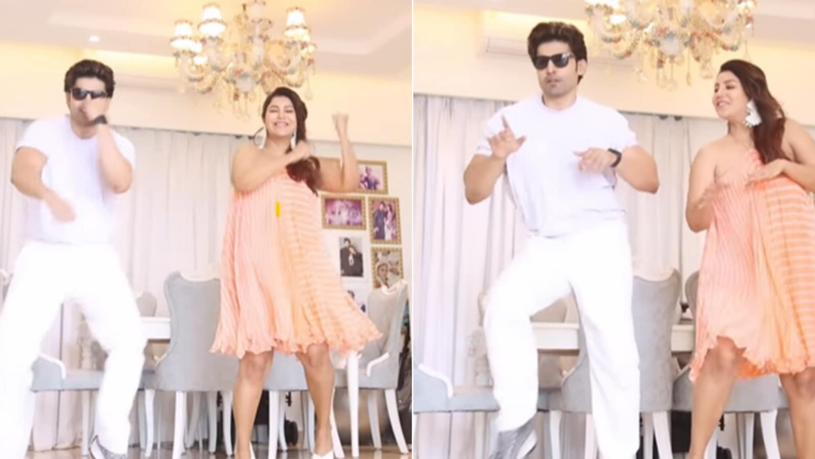 Pregnant Debina Bonnerjee dances with husband Gurmeet Choudhary in new video