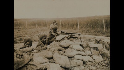 Indian Army men fighting at Flanders in 1914-15. (Indian Army photograph / Wikimedia Commons) Indian Army men fighting at Flanders in 1914-15. (Indian Army photograph / Wikimedia Commons)