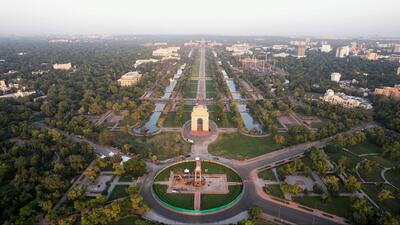 The revamped Central Vista Avenue stretch is slated to be inaugurated by Prime Minister Narendra Modi on Thursday. (Central Government) The revamped Central Vista Avenue stretch is slated to be inaugurated by Prime Minister Narendra Modi on Thursday. (Central Government)