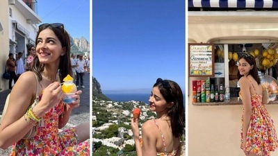 Ananya Panday is on a holiday in Italy, Ananya Panday is on a holiday in Italy,