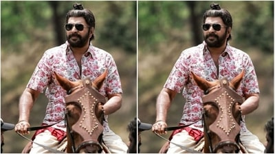 Mammootty can carry a man bun with equal sass and style. This picture of Mammootty sent Internet into a meltdown as he wished Onam for his fans while atop a horse in a white floral shirt. (Instagram/@mammootty)