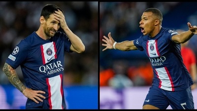 Messi's teammate Mbappe achieved a spectacular feat on matchday 1 of the Champions League (AP)