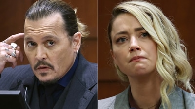 Johnny Depp-Amber Heard Trial: Actor Johnny Depp and actor Amber Heard during the trial. (AP) Johnny Depp-Amber Heard Trial: Actor Johnny Depp and actor Amber Heard during the trial. (AP)