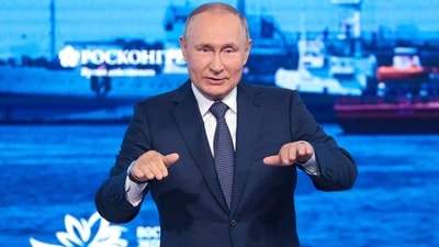 Russian President Vladimir Putin News: Russian President Vladimir Putin attends the Eastern Economic Forum in Russia. (AFP)