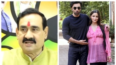 Madhya Pradesh home minister Narottam Mishra said arrangement was made for Ranbir Kapoor and Alia Bhatt's visit to the temple, but they decided not to. Madhya Pradesh home minister Narottam Mishra said arrangement was made for Ranbir Kapoor and Alia Bhatt's visit to the temple, but they decided not to. 