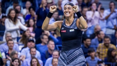 Caroline Garcia celebrates after defeating Coco Gauff in the 2022 US Open (AFP) Caroline Garcia celebrates after defeating Coco Gauff in the 2022 US Open (AFP)