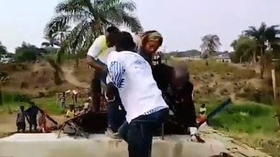 Congo Bridge Collapse: Nobody was reported to have been hurt in the incident. (Twitter)