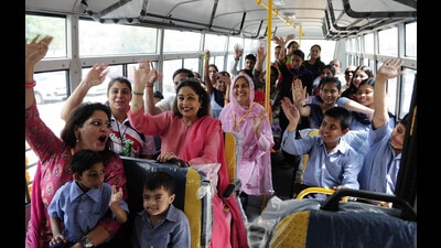 Chandigarh adviser also released a 149-page accessibility audit report of persons with disabilities in the city as done by GRIID towards making the UT a disabled-friendly city. (HT File)