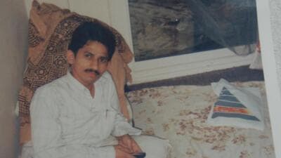 Khwaja Yunus’s Dubai photograph which he had sent to his mother (HT FIle) Khwaja Yunus’s Dubai photograph which he had sent to his mother (HT FIle)