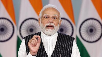 Prime Minister Narendra Modi virtually addressees the Plenary Session of 7th Eastern Economic Forum in Russia's Vladivostok, in New Delhi on Wednesday. (ANI) Prime Minister Narendra Modi virtually addressees the Plenary Session of 7th Eastern Economic Forum in Russia's Vladivostok, in New Delhi on Wednesday. (ANI)