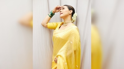The fun and bubbly Kajol shared a string of images on her Instagram handle and captioned her festive post, "Going #ganpatibappa mad! #ganpatibappamorya #lalbaughcharaja. Come on people gimme a smile." (Instagram/@kajol) The fun and bubbly Kajol shared a string of images on her Instagram handle and captioned her festive post, "Going #ganpatibappa mad! #ganpatibappamorya #lalbaughcharaja. Come on people gimme a smile." (Instagram/@kajol)