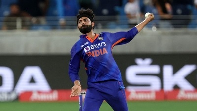 India's Ravindra Jadeja underwent knee surgery recently (REUTERS)