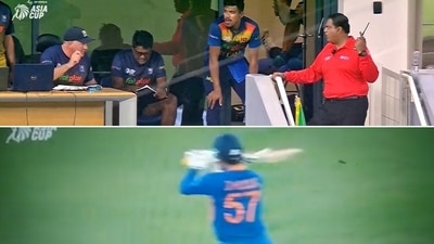The Deepak Hooda no-ball created a bit of controversy. (Screengrab) The Deepak Hooda no-ball created a bit of controversy. (Screengrab)