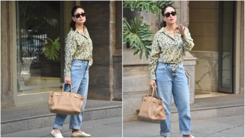 Kareena Kapoor looked pretty in casuals. (HT Photos/Varinder Chawla)