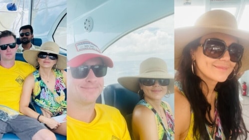 Preity Zinta shared pictures with Gene Goodenough. Preity Zinta shared pictures with Gene Goodenough.