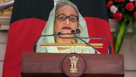 Bangladesh's Prime Minister Sheikh Hasina, (Photographer: T. Narayan/Bloomberg)