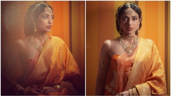 Sobhita Dhulipala turns apsara for Ponniyin Selvan Part 1 event in ethnic look, fan says 'she understood the assignment'&nbsp;(Instagram)