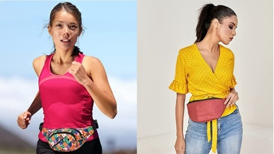 Waist bags for women are convenient to carry.
