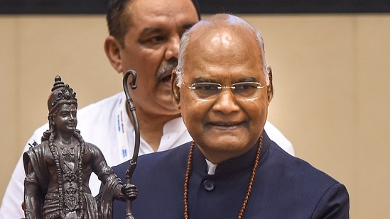 (CRPF) 'Z plus' category security has been provided to former president Ram Nath Kovind, as per officials. (PTI)