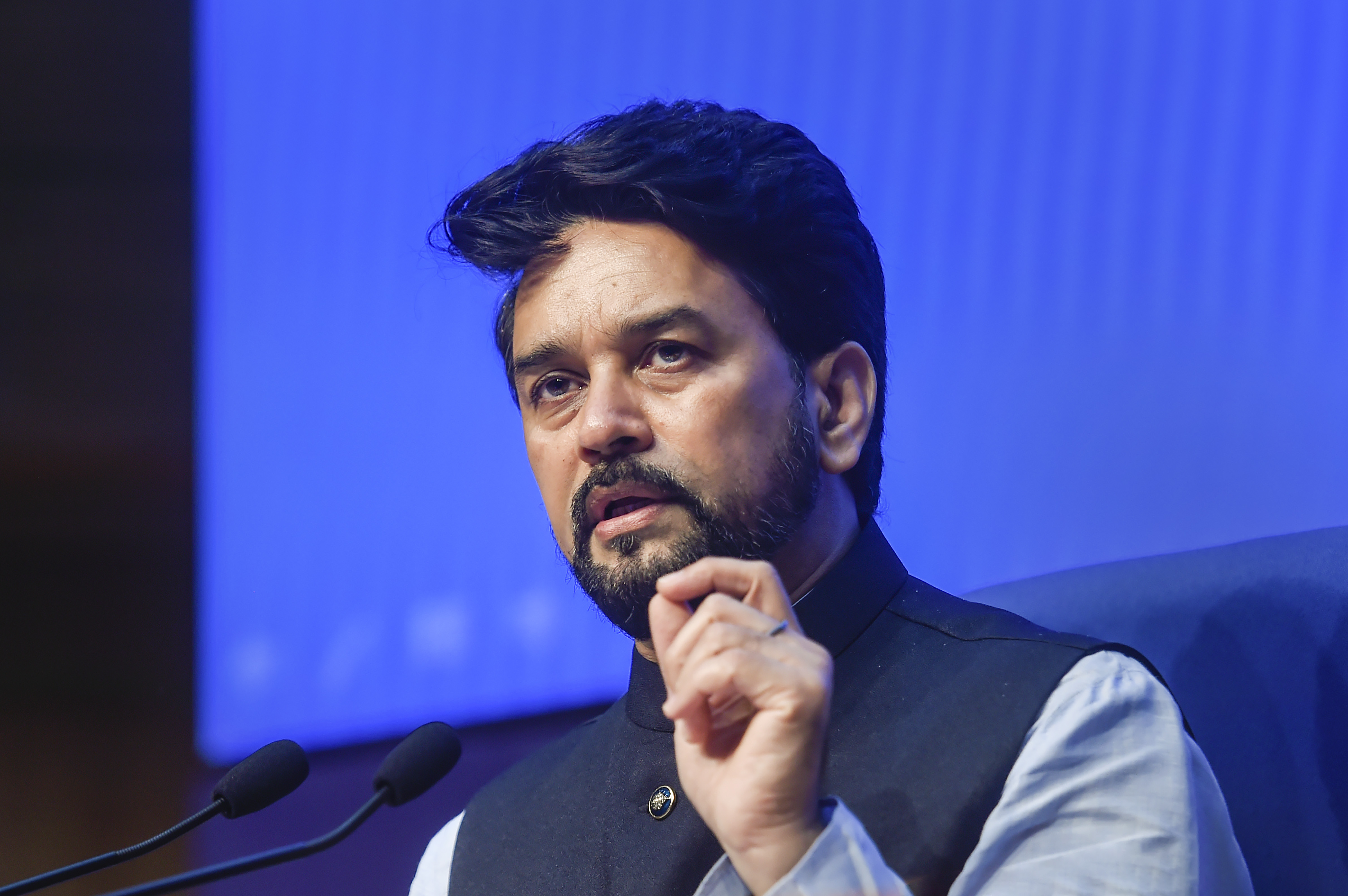 Union minister Anurag Thakur said the new policy will help provide land lease for a longer period of up to 35 years as against five years at present. (PTI) Union minister Anurag Thakur said the new policy will help provide land lease for a longer period of up to 35 years as against five years at present. (PTI)
