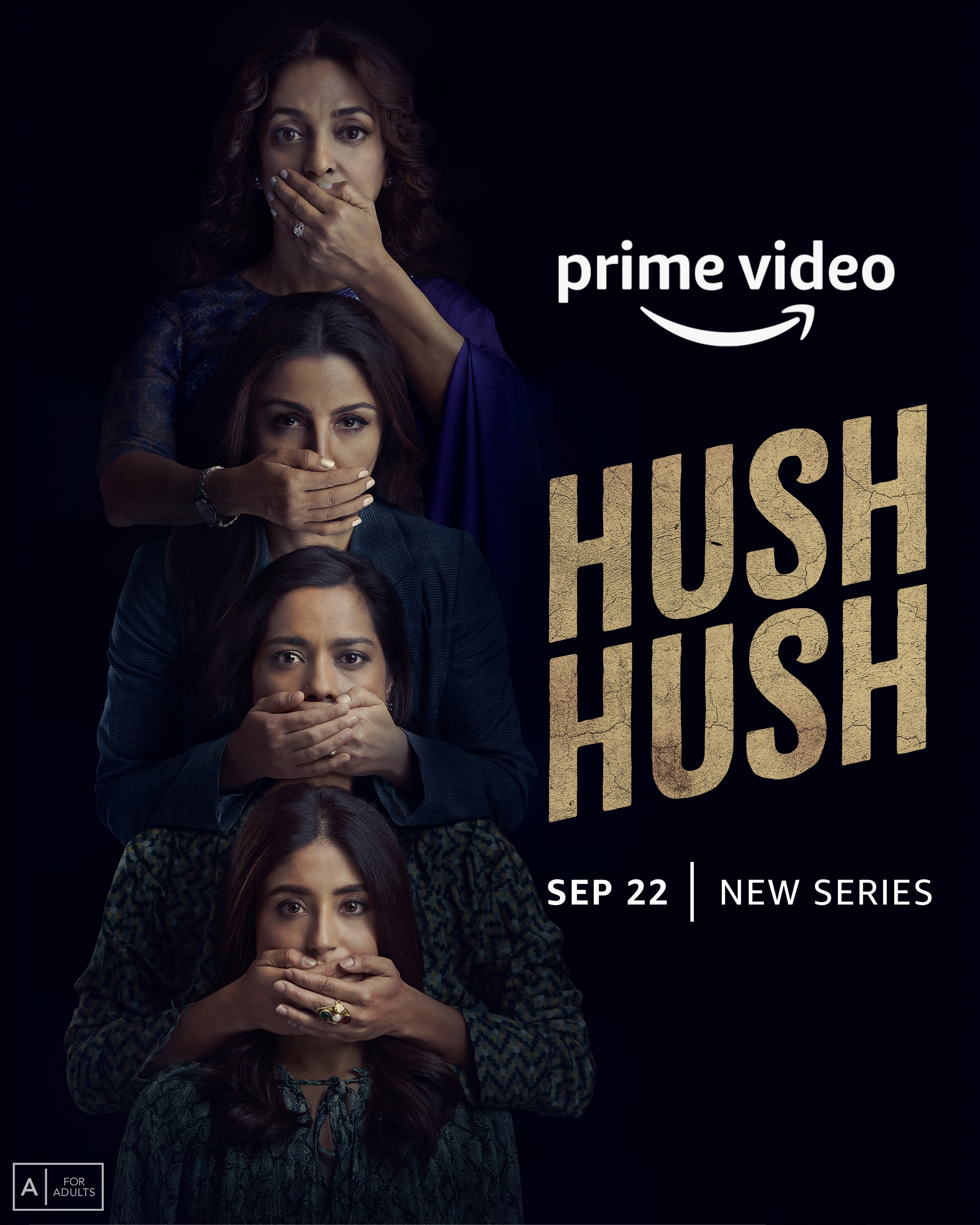 Amazon Prime Video's Hush Hush poster.