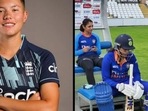 Speaking to Hindustan Times, England pacer Issy Wong showered praise on three Indian batters ahead of the white-ball series(Instagram @Issy Wong/ BCCI) Speaking to Hindustan Times, England pacer Issy Wong showered praise on three Indian batters ahead of the white-ball series(Instagram @Issy Wong/ BCCI)