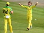 Adam Zampa registered the best bowling figures (5/35) of his ODI career in the match against New Zealand on Thursday Adam Zampa registered the best bowling figures (5/35) of his ODI career in the match against New Zealand on Thursday