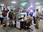 Security personnel thoroughly checked the family and their luggage and also questioned them.(PTI / Representational Image) Security personnel thoroughly checked the family and their luggage and also questioned them.(PTI / Representational Image)