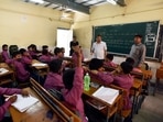 At least 11 percent learners slack the most basic numeracy skills. (Sanjeev Verma/HT PHOTO) At least 11 percent learners slack the most basic numeracy skills. (Sanjeev Verma/HT PHOTO)