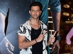 Hrithik Roshan graced the film's trailer launch event in Mumbai on Thursday. The action-packed trailer showed Hrithik as a gangster Vedha and Saif Ali Khan as a cop Vikram, caught in a run and chase sequence. Saif however, couldn't make it to the event.  (Varinder Chawla)