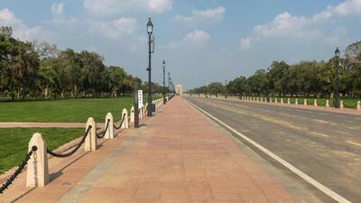 Delhi’s air quality was in the moderate category on Thursday morning. (Twitter (AIR)) Delhi’s air quality was in the moderate category on Thursday morning. (Twitter (AIR))