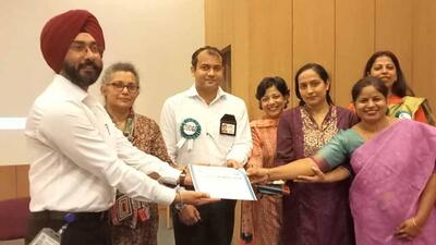 World Physiotherapy Day being observed at CMC&H in Ludhiana. (HT PHOTO)