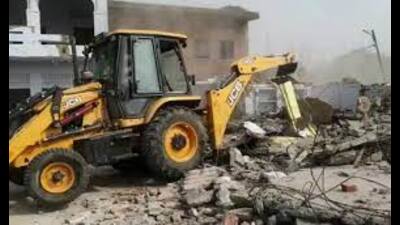 Bulldozers in action again in Kanpur on Thursday. (Pic is for representation)
