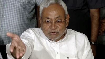 Bihar Chief Minister Nitish Kumar addresses a press conference, in New Delhi on Wednesday. (ANI Photo) (ANI) Bihar Chief Minister Nitish Kumar addresses a press conference, in New Delhi on Wednesday. (ANI Photo) (ANI)