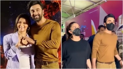 Parents-to-be Alia Bhatt, Ranbir Kapoor promotes Brahmastra in semi-formals (Instagram/@instantbollywood, Instagram/@viralbhayani) Parents-to-be Alia Bhatt, Ranbir Kapoor promotes Brahmastra in semi-formals (Instagram/@instantbollywood, Instagram/@viralbhayani)
