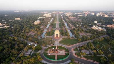 The revamped Central Vista Avenue stretch is slated to be inaugurated by Prime Minister Narendra Modi on Thursday. (Central Government) The revamped Central Vista Avenue stretch is slated to be inaugurated by Prime Minister Narendra Modi on Thursday. (Central Government)