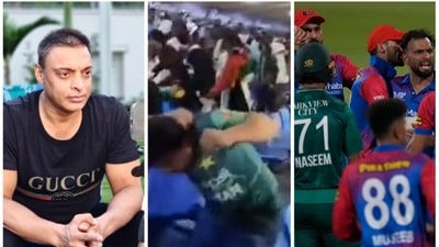 Pakistan knocked out Afghanistan from the Asia Cup by winning the final-over thriller on Wednesday (AP/ Twitter/ Shoaib Akhtar Instagram) Pakistan knocked out Afghanistan from the Asia Cup by winning the final-over thriller on Wednesday (AP/ Twitter/ Shoaib Akhtar Instagram)