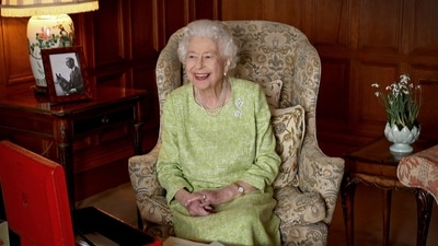 Queen Elizabeth II Passes Away: Britain's Queen Elizabeth II smiling as she sits in Sandringham House in Norfolk, eastern England. (AFP) Queen Elizabeth II Passes Away: Britain's Queen Elizabeth II smiling as she sits in Sandringham House in Norfolk, eastern England. (AFP)