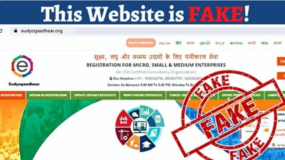 The screenshot of PIB's fact-check on the ‘fake’ Udyam registration website (twitter.com/PIBFactCheck) The screenshot of PIB's fact-check on the ‘fake’ Udyam registration website (twitter.com/PIBFactCheck)