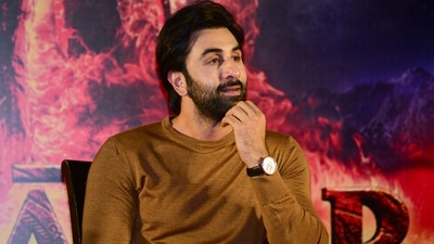 Ranbir Kapoor during a press conference for the promotion of his upcoming film Brahmastra: Part One - Shiva, in Delhi, Sept. 7, 2022. (PTI) Ranbir Kapoor during a press conference for the promotion of his upcoming film Brahmastra: Part One - Shiva, in Delhi, Sept. 7, 2022. (PTI)