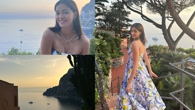 Suhana Khan and Shanaya Kapoor react to Ananya Panday's pictures from Capri, Italy. Suhana Khan and Shanaya Kapoor react to Ananya Panday's pictures from Capri, Italy.