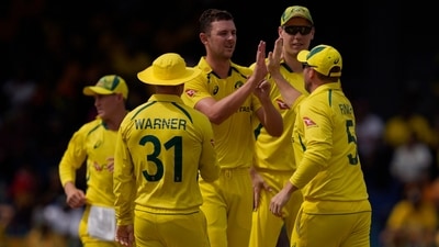 Australia defeated New Zealand by 113 runs in the second One-day international (ODI) match of the Chappell–Hadlee Trophy on Thursday. (AP) Australia defeated New Zealand by 113 runs in the second One-day international (ODI) match of the Chappell–Hadlee Trophy on Thursday. (AP)