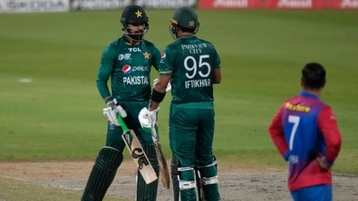 Pakistan registered a thrilling win over Afghanistan to storm into the final of Asia Cup 2022 (AP) Pakistan registered a thrilling win over Afghanistan to storm into the final of Asia Cup 2022 (AP)