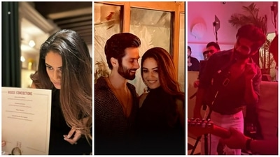 Shahid Kapoor hosted a birthday bash for wife Mira Rajput. Shahid Kapoor hosted a birthday bash for wife Mira Rajput. 