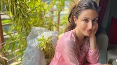 Soha Ali Khan is ‘sore to the core’ and doing it right (Instagram/@sakpataudi) Soha Ali Khan is ‘sore to the core’ and doing it right (Instagram/@sakpataudi)