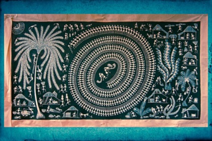 It is one of India's oldest forms of art. It originated from the Warli tribes of India's Western Ghat. (istockphoto) It is one of India's oldest forms of art. It originated from the Warli tribes of India's Western Ghat. (istockphoto)