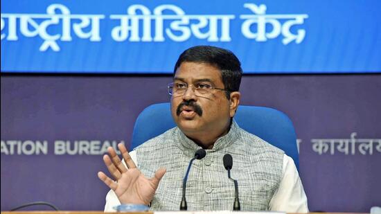India and the United States (US) have similar societies and shared values, said Union education minister Dharmendra Pradhan. (ANI) India and the United States (US) have similar societies and shared values, said Union education minister Dharmendra Pradhan. (ANI)