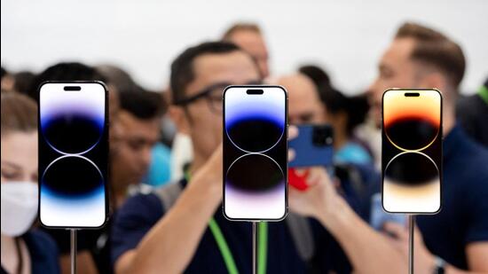 The iPhone 14 Pro series gets a new 48-megapixel camera, alongside an upgraded display which is rated as the brightest in the smartphone ecosystem so far, a new notch called Dynamic Island and an always-on display which makes its first appearance on iPhones. (AFP Photo)
