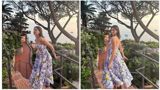 Ananya Panday, who has become the talk of the town for her not just her acting but also her fashion sense, is currently having a ball in Capri, Italy. The actor has been in the news lately for her back-to-back hit films and her public appearances in trendy fits. After working hard on her last project, Liger, she has now taken a break and is currently vacationing in Italy. Her latest stills in an easy-breezy summer dress will surely leave your jaws drop.(Instagram/@ananyapanday)