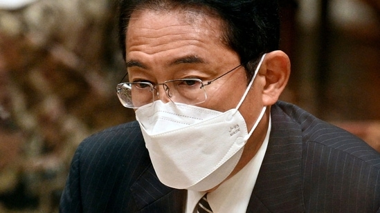 Shinzo Abe State Funeral: Japanese Prime Minister Fumio Kishida answers questions.(AFP)